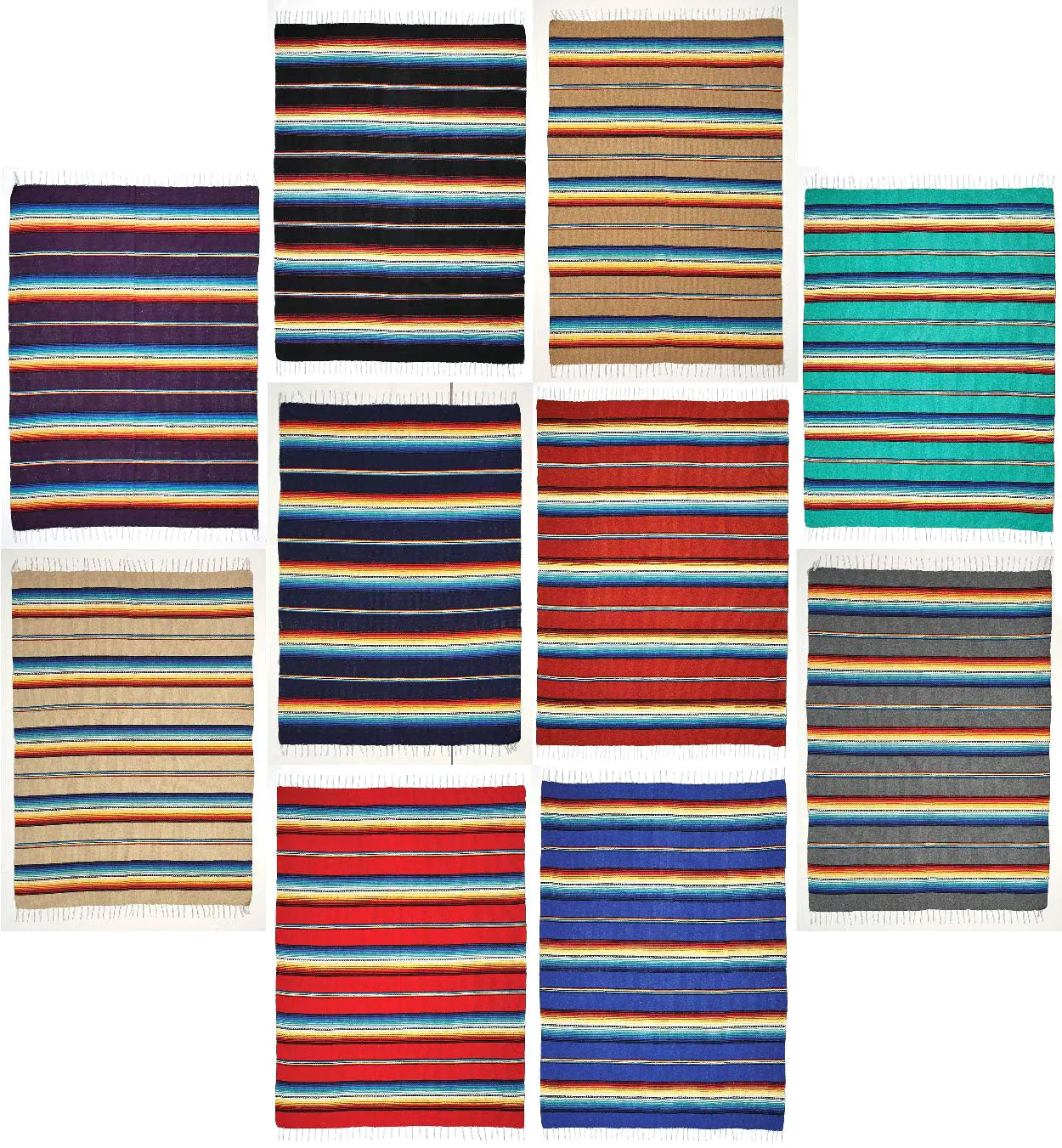10 RIO BRAVO 56" x 74" Blankets! Only $12.00 ea!