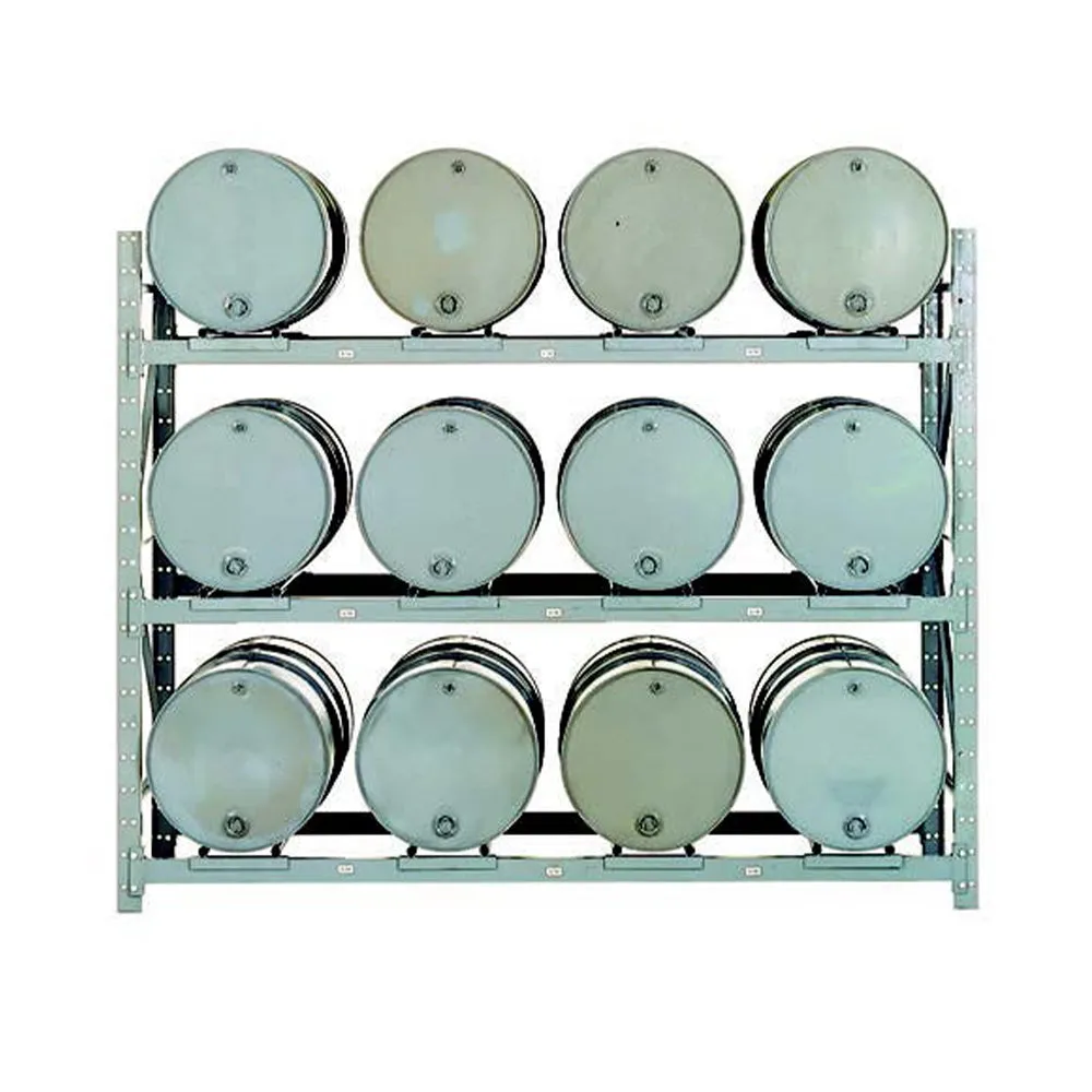 12-Drum Heavy-Duty Storage Rack - Versatile & Easy Assembly