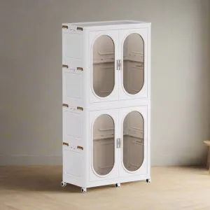 2 TIER-4D-6WHEELS CABINET (HFH9134)