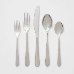 20pc Harrington Flatware Set Silver - Threshold