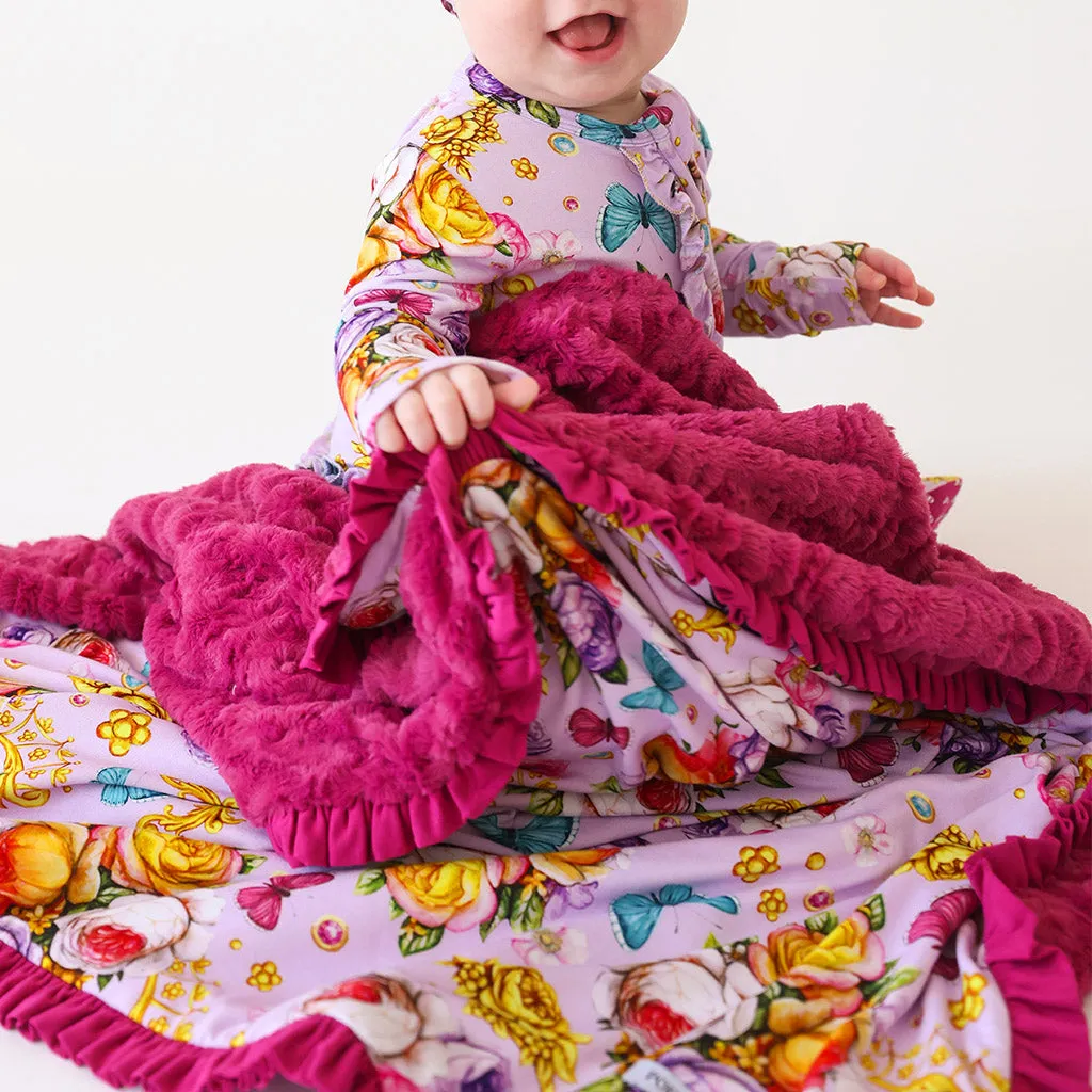 Adrina Minky Ruffled Luxette Patoo® Blanket