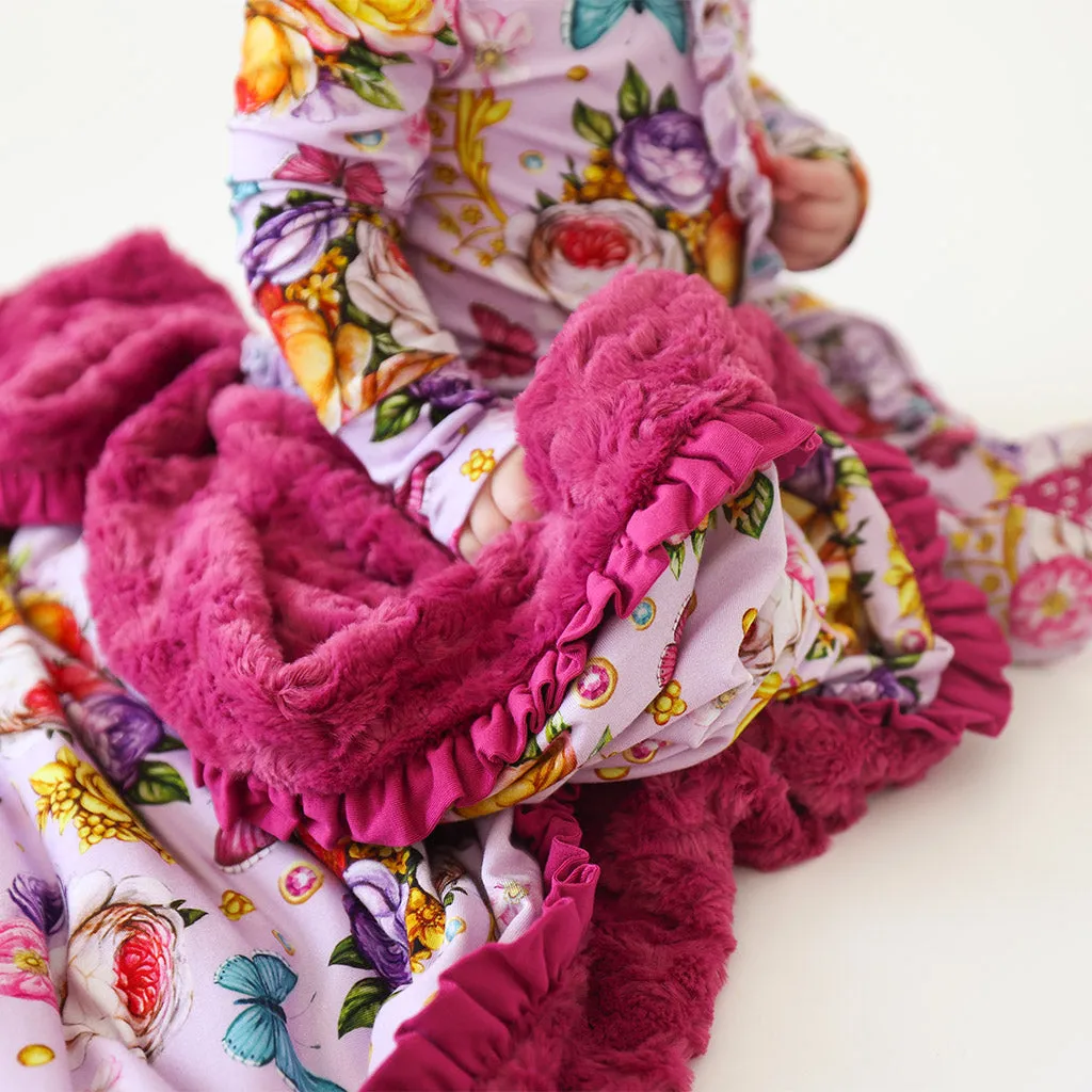 Adrina Minky Ruffled Luxette Patoo® Blanket