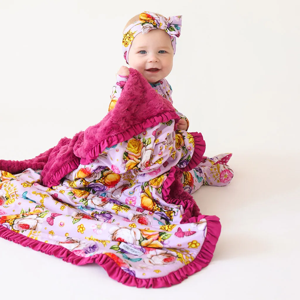 Adrina Minky Ruffled Luxette Patoo® Blanket