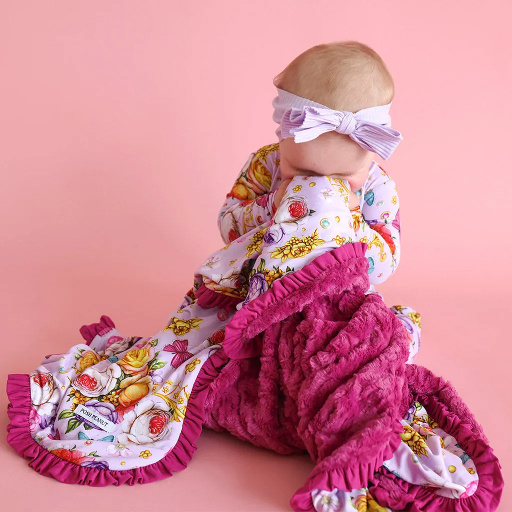 Adrina Minky Ruffled Luxette Patoo® Blanket