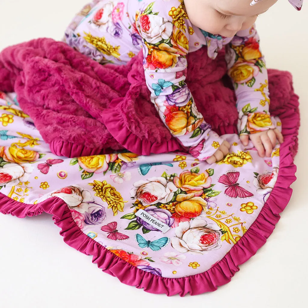 Adrina Minky Ruffled Luxette Patoo® Blanket