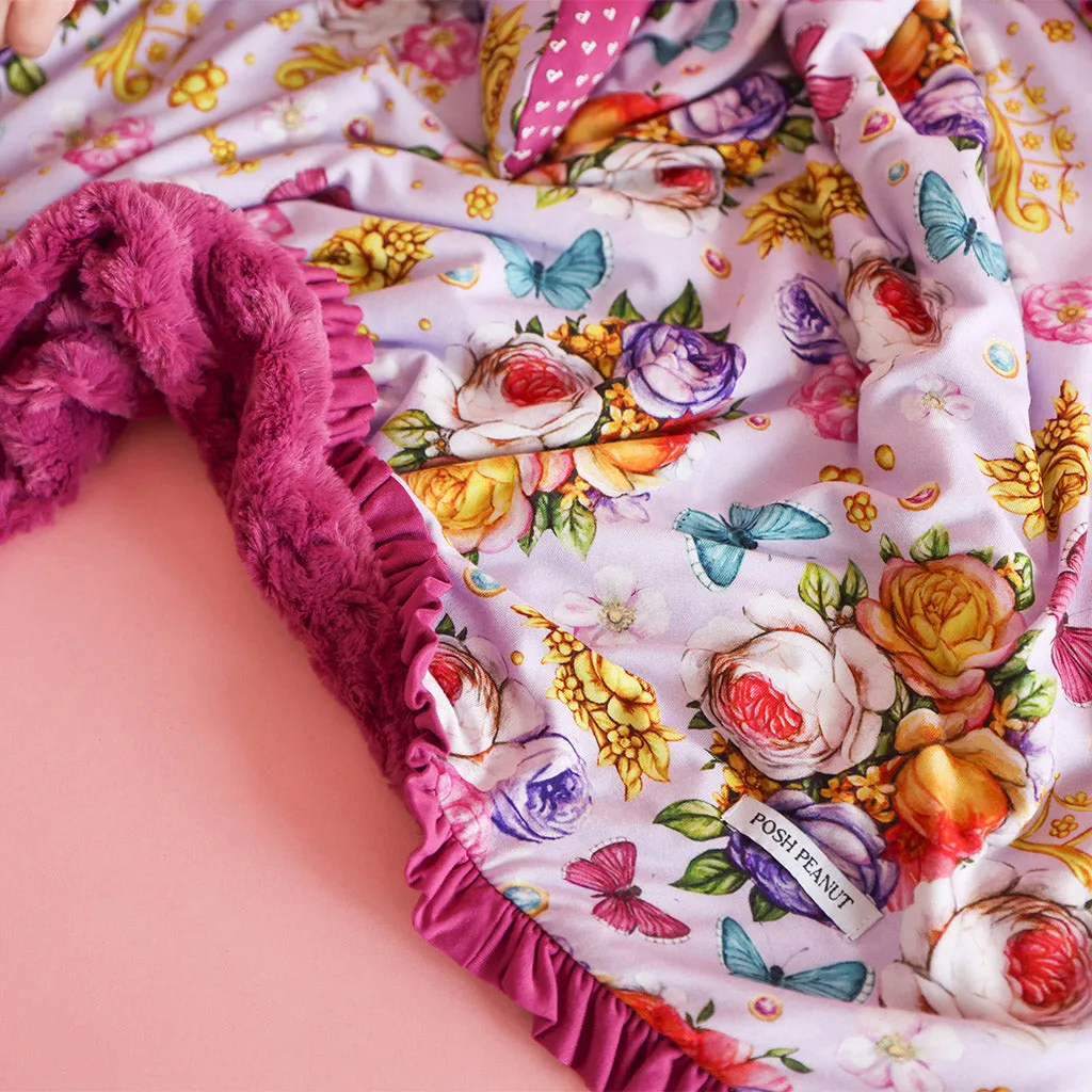 Adrina Minky Ruffled Luxette Patoo® Blanket