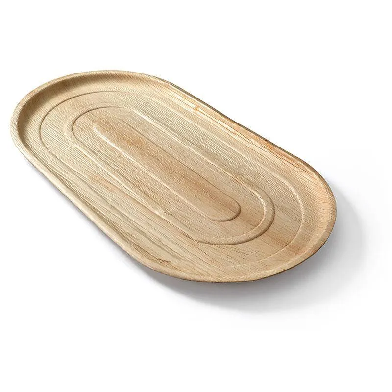 Areca Nut Leaf Large Serving Trays 3PC