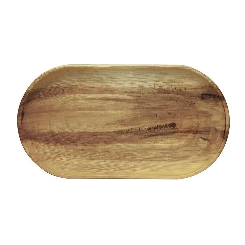 Areca Nut Leaf Large Serving Trays 3PC