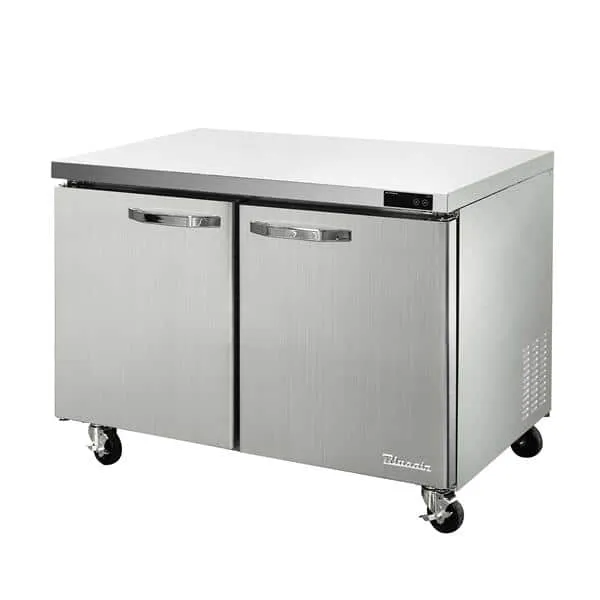 Blue Air BLUF36-HC 36.38'' 2 Section Undercounter Freezer 9.5 Cu Ft