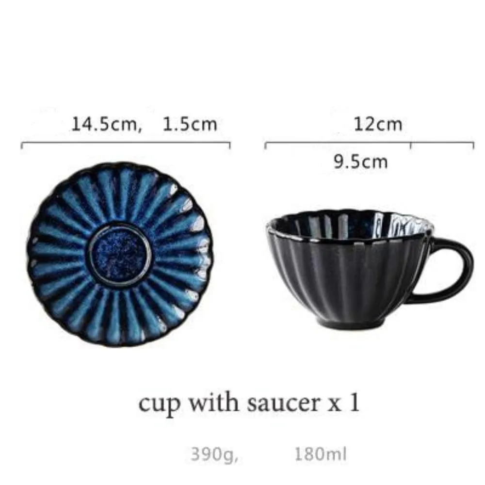 Blue Artisan Teapot Set