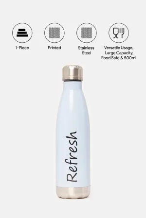 Blue Printed Water Bottle