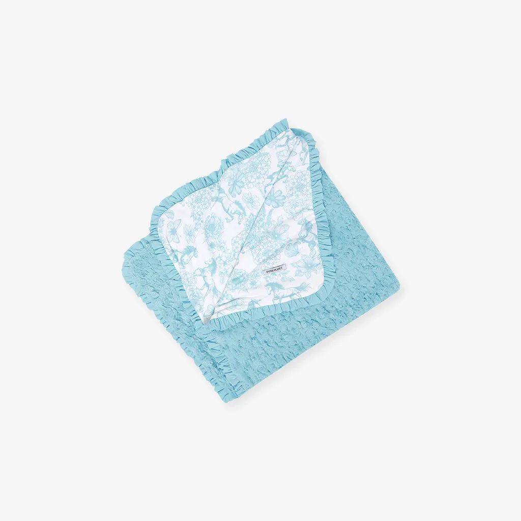 Charlotte Anne Minky Ruffled Luxette Patoo® Blanket
