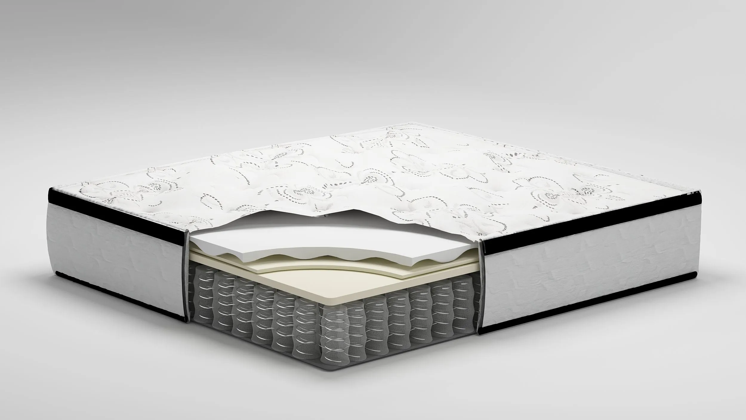 Chime 12 Inch Hybrid - White - Twin Mattress