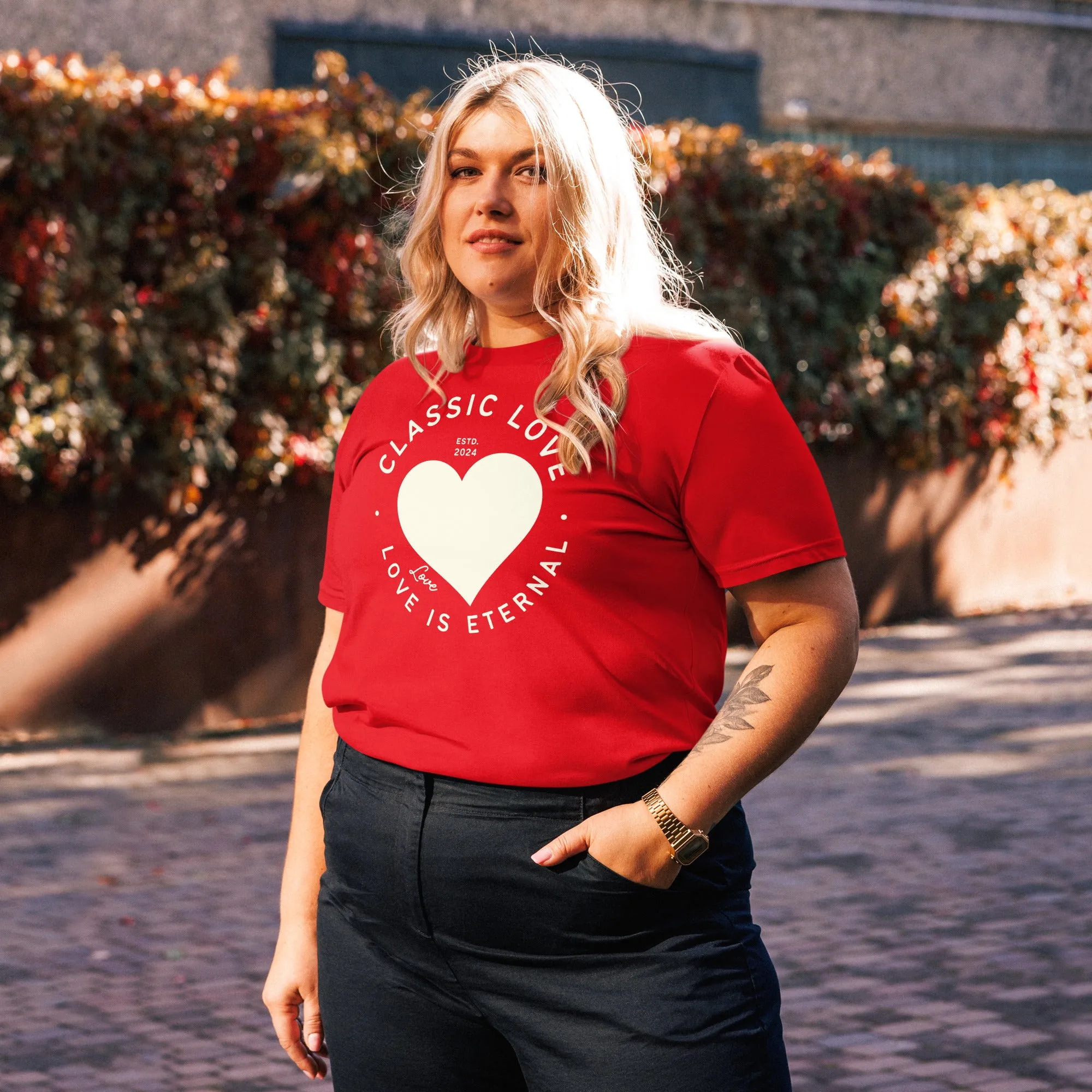 Classic love, Unisex sustainable t-shirt