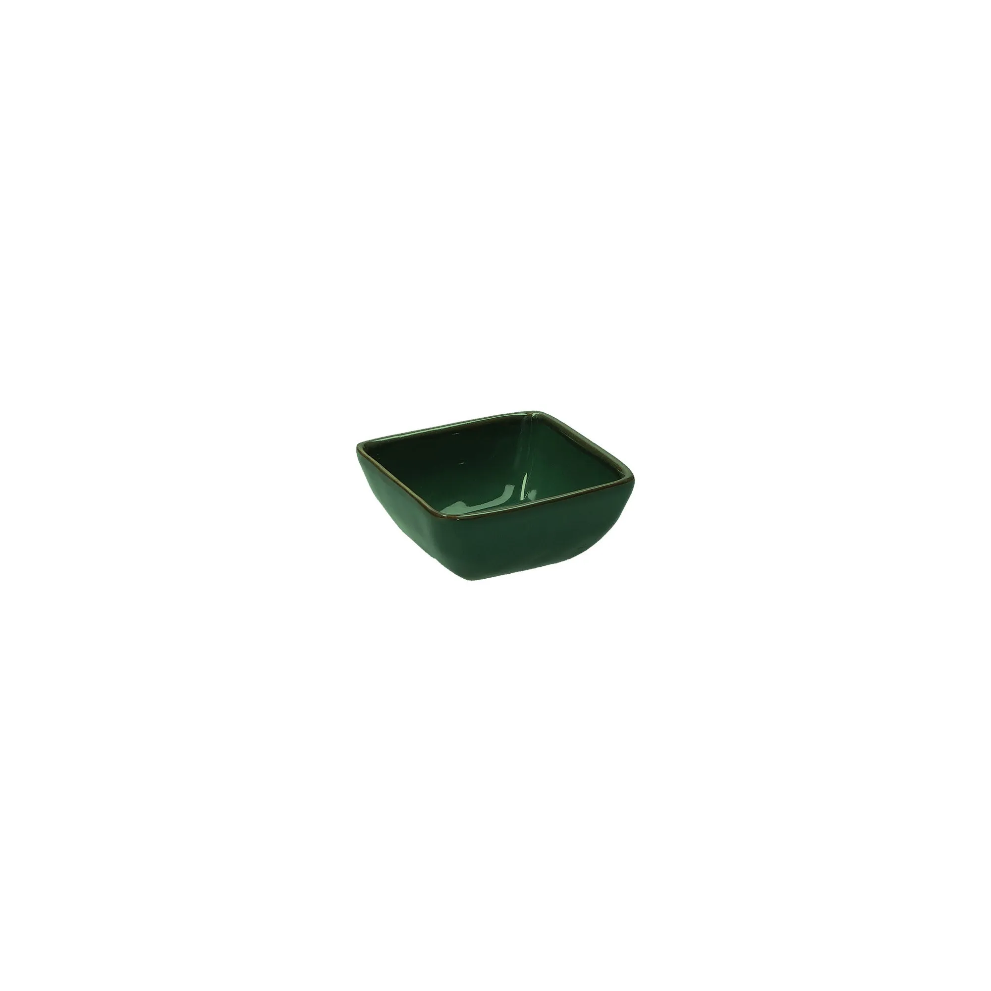 Concerto Tiny Square Bowl - Forest Green