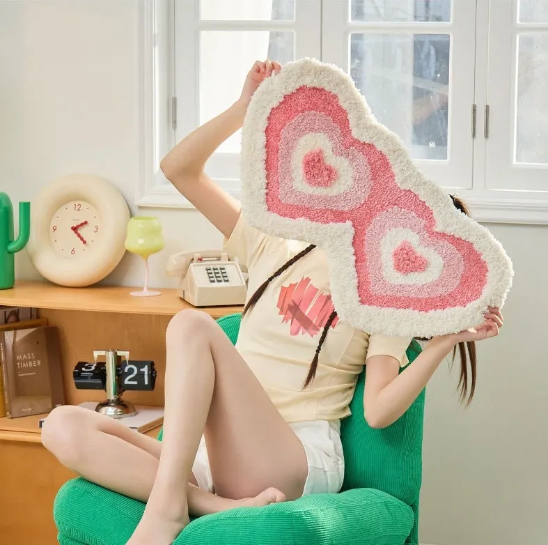 Cosmic Hearts Connector Plush Rug