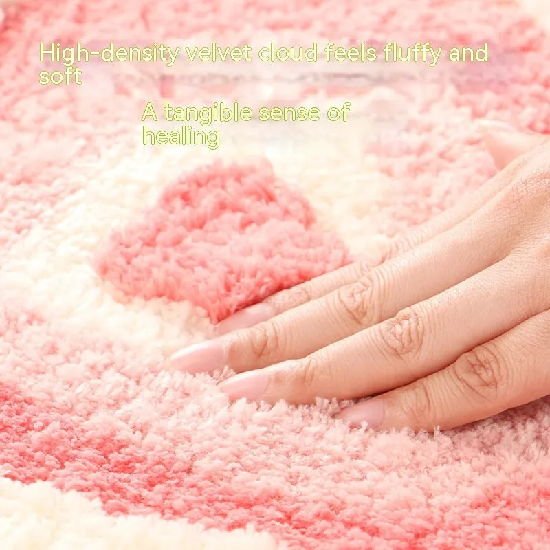 Cosmic Hearts Connector Plush Rug