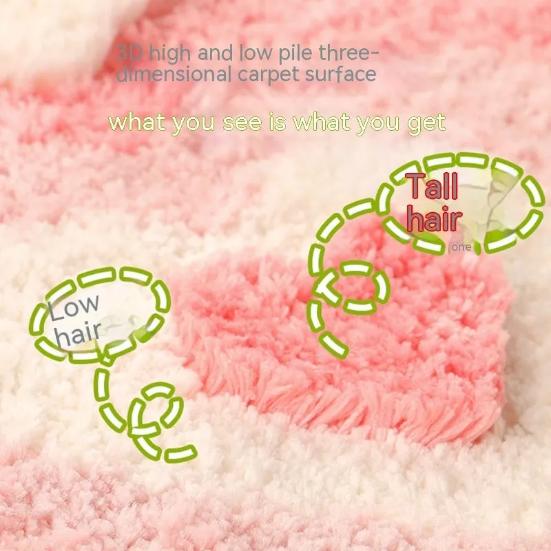 Cosmic Hearts Connector Plush Rug