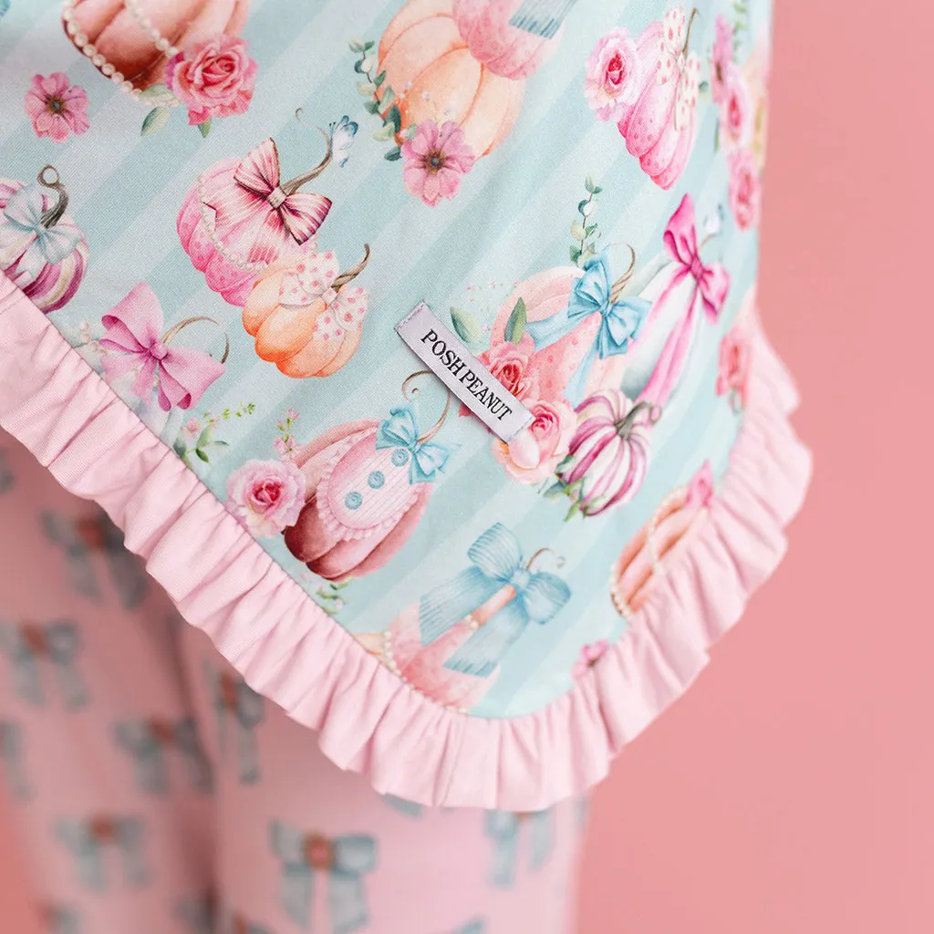 Edie Minky Ruffled Luxette Patoo® Blanket