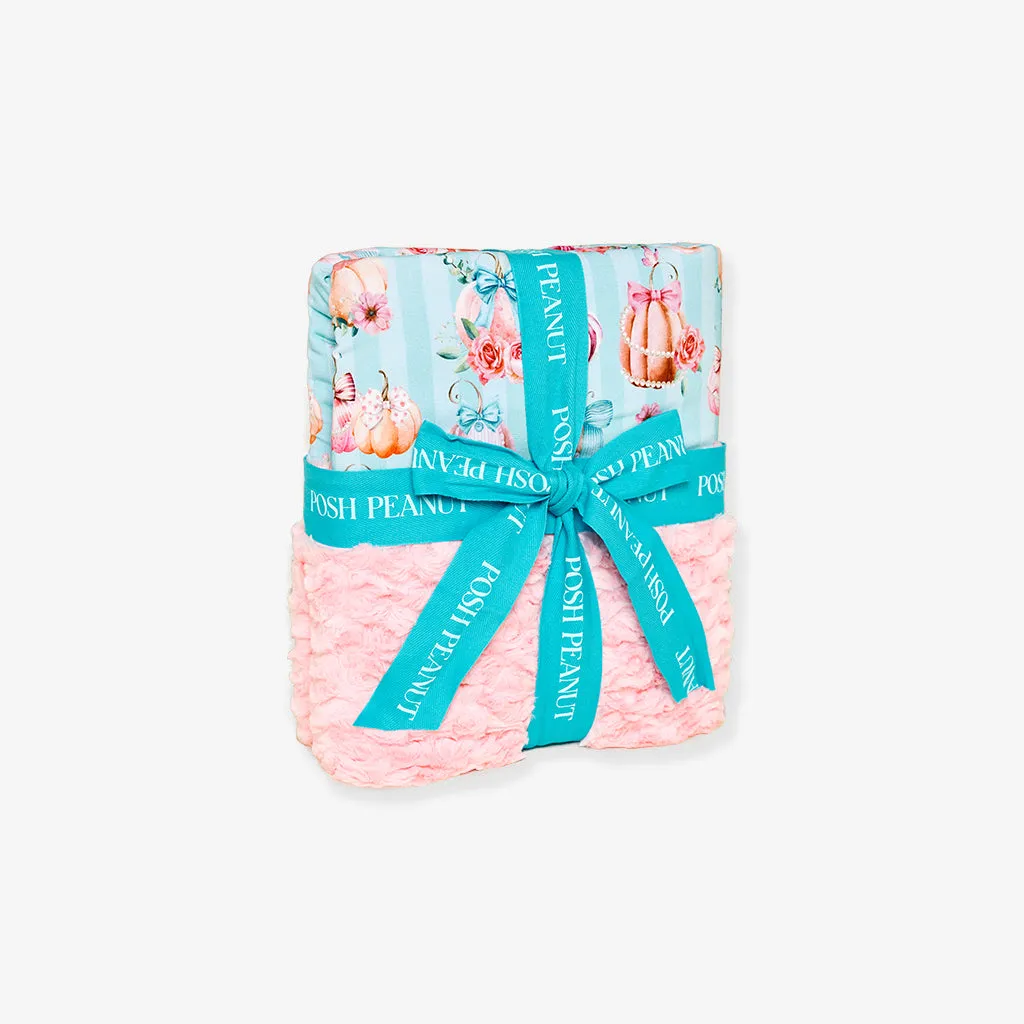 Edie Minky Ruffled Luxette Patoo® Blanket