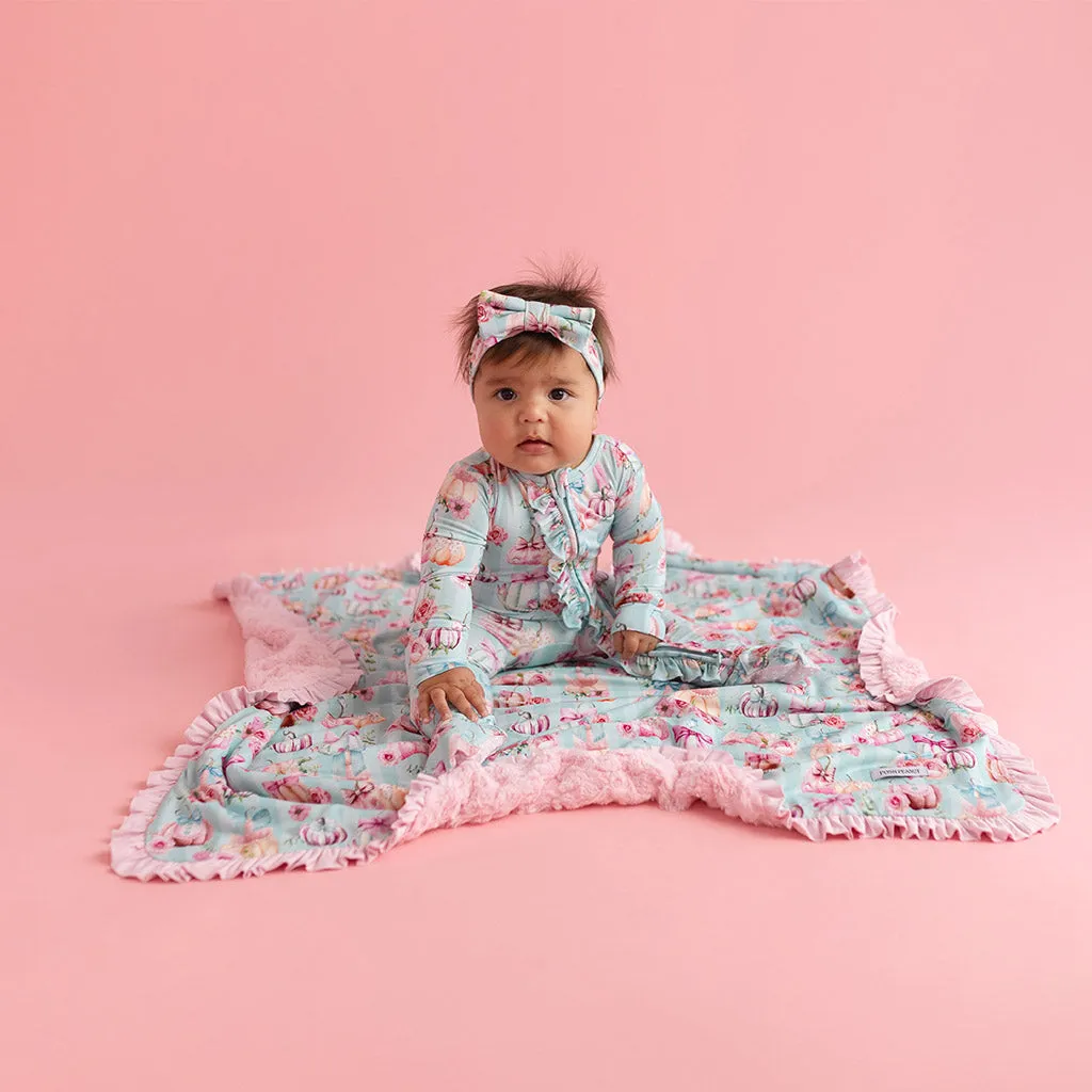 Edie Minky Ruffled Luxette Patoo® Blanket