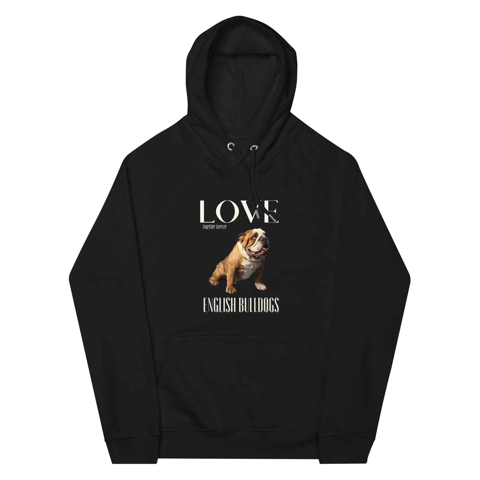 English Bulldog Lover eco hoodie,