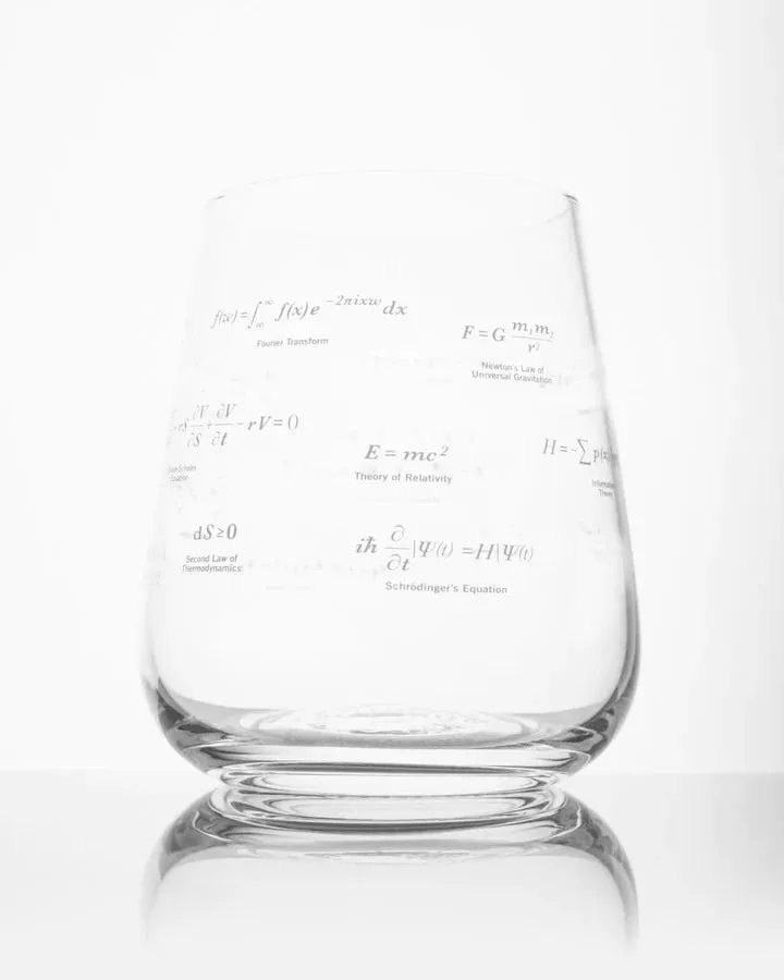Equations Wine Glass