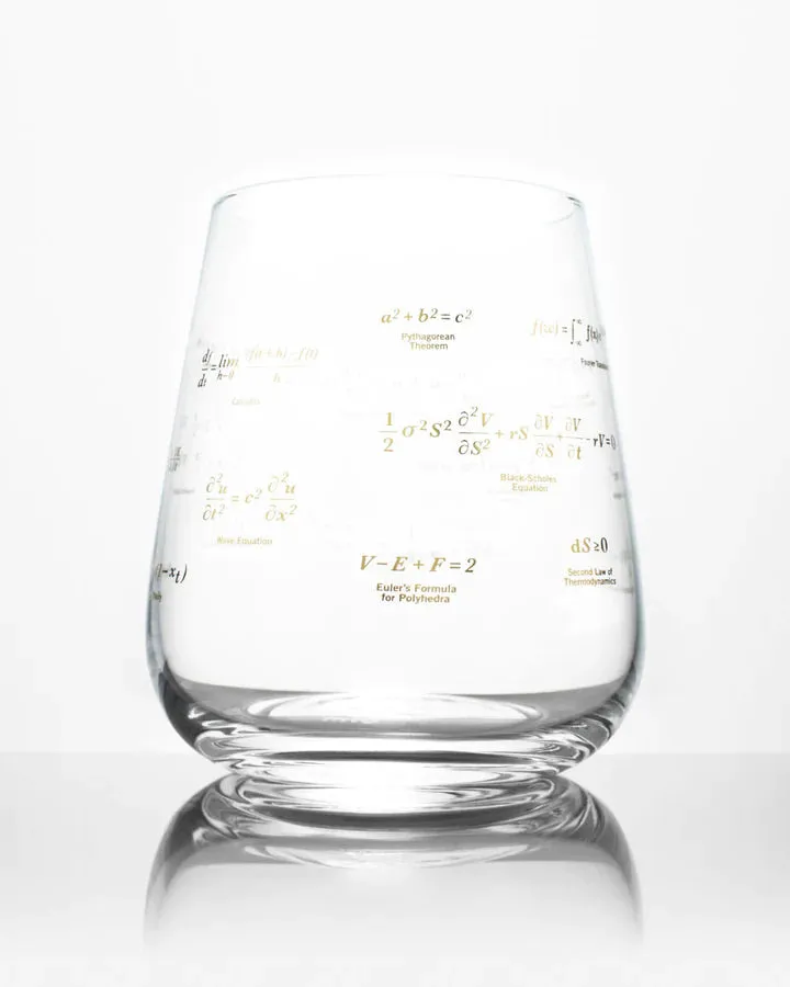 Equations Wine Glass