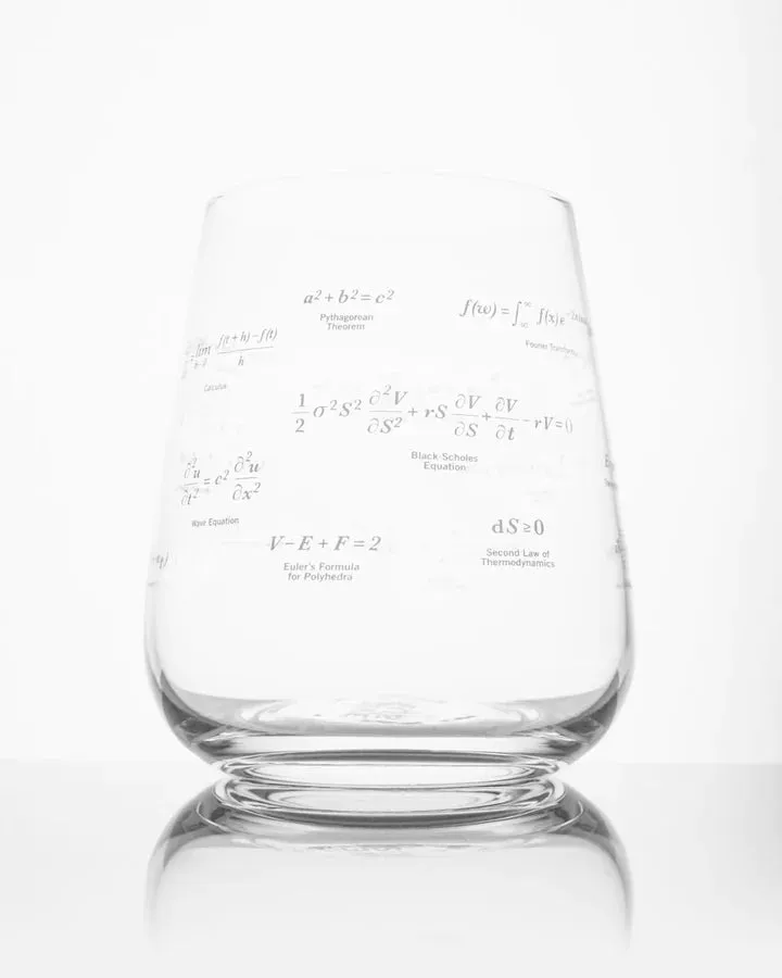 Equations Wine Glass