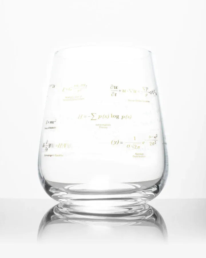 Equations Wine Glass