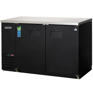 Everest EBB59 Back Bar Cooler 2 Solid Doors 20 cu.ft.