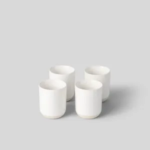 Fable Cappuccino Cups - Speckled White