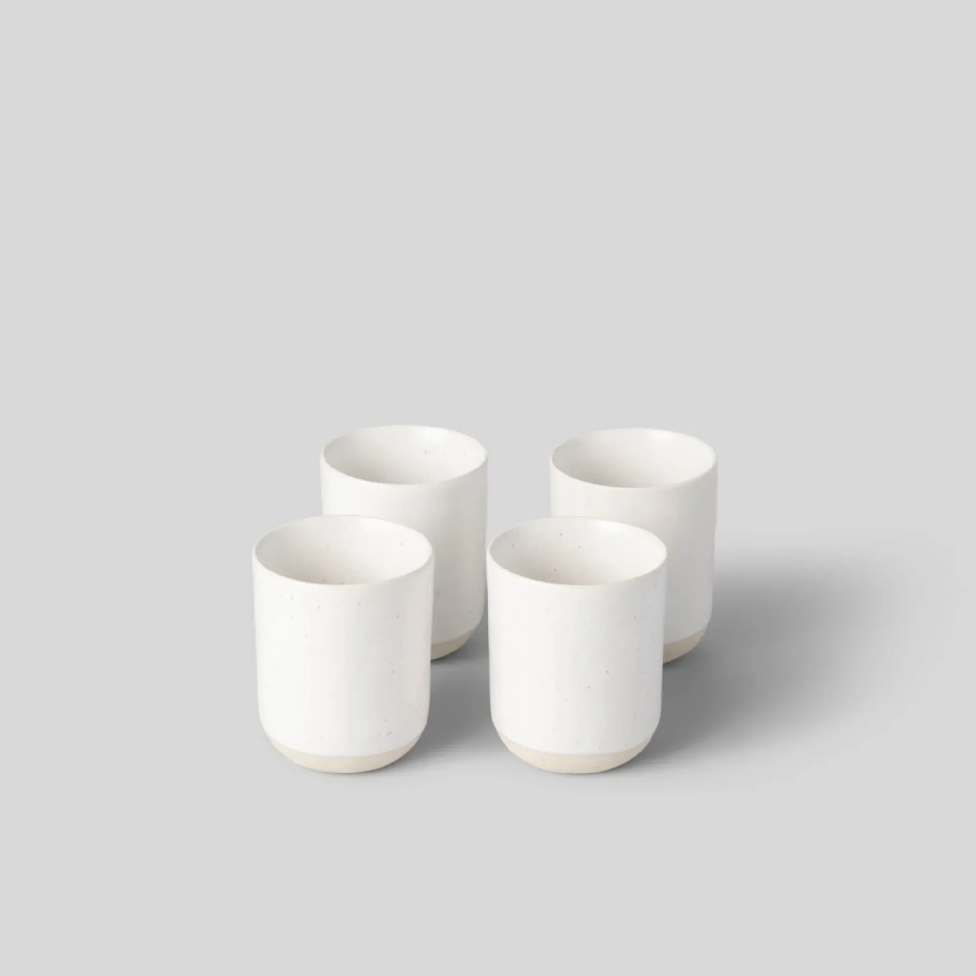Fable Cappuccino Cups - Speckled White