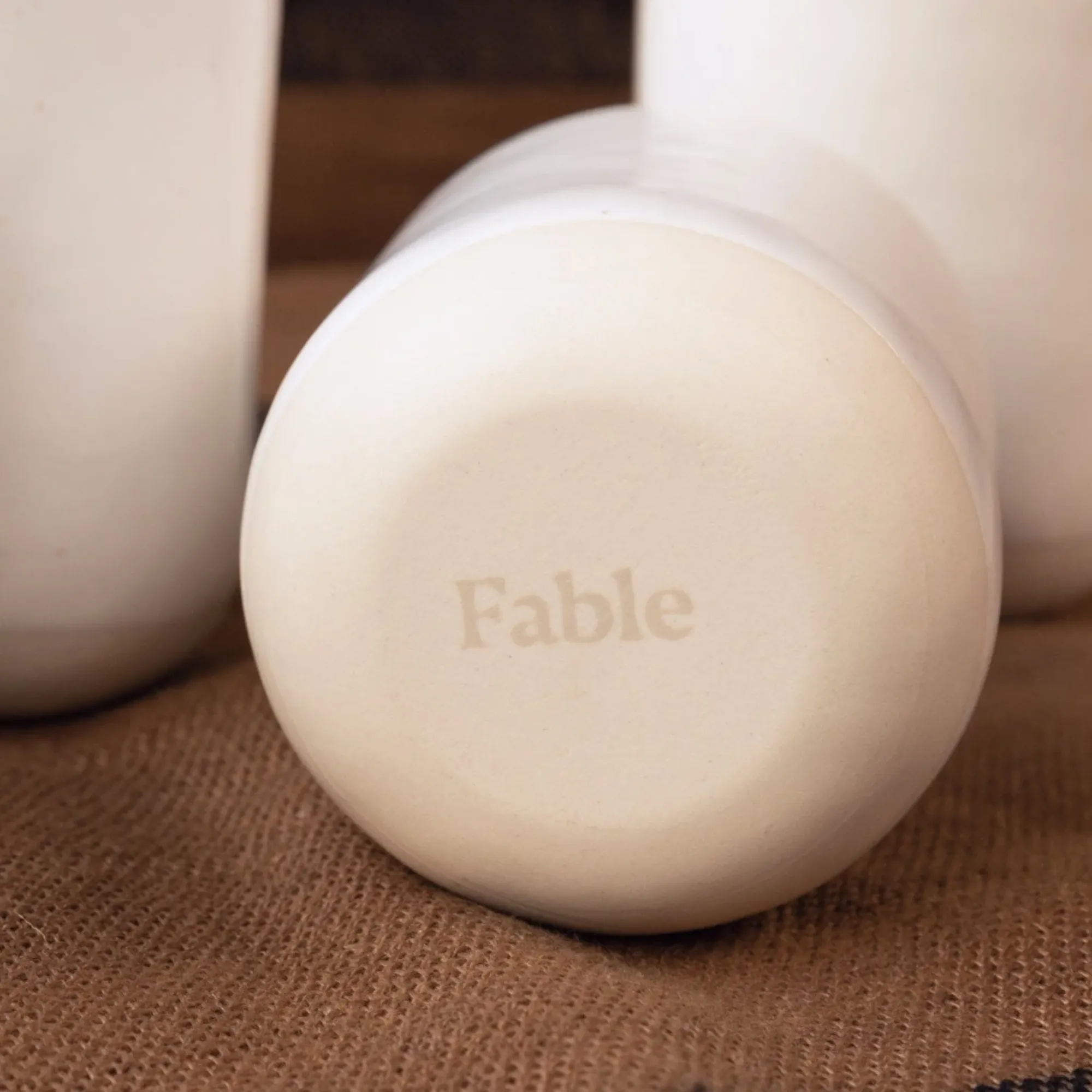 Fable Cappuccino Cups - Speckled White
