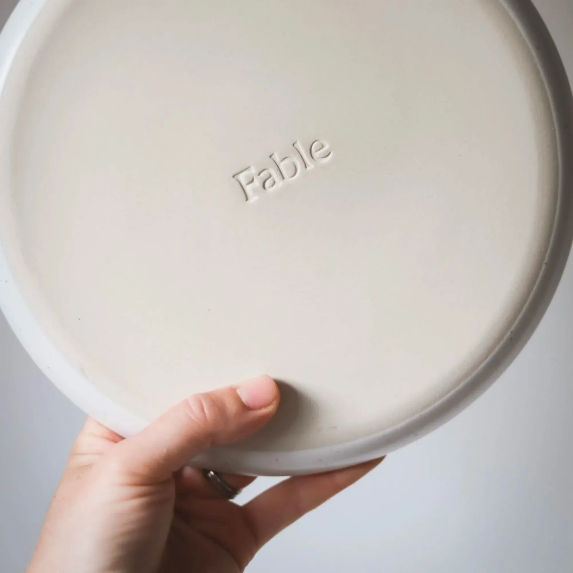 Fable Nested Serving Bowls - Cloud White
