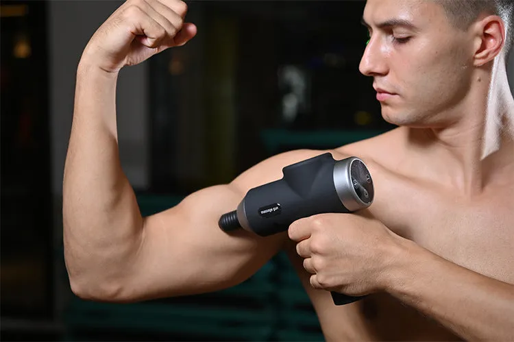 Fascial Gun Massage Gun Fitness Muscle Deep Relaxation Multifunctional Electric Smart Touch Screen Massager