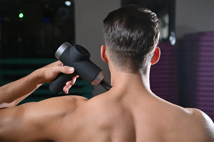 Fascial Gun Massage Gun Fitness Muscle Deep Relaxation Multifunctional Electric Smart Touch Screen Massager