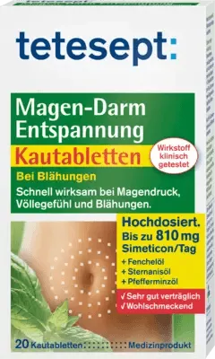 gastro-intestinal relaxation chewable tablets
