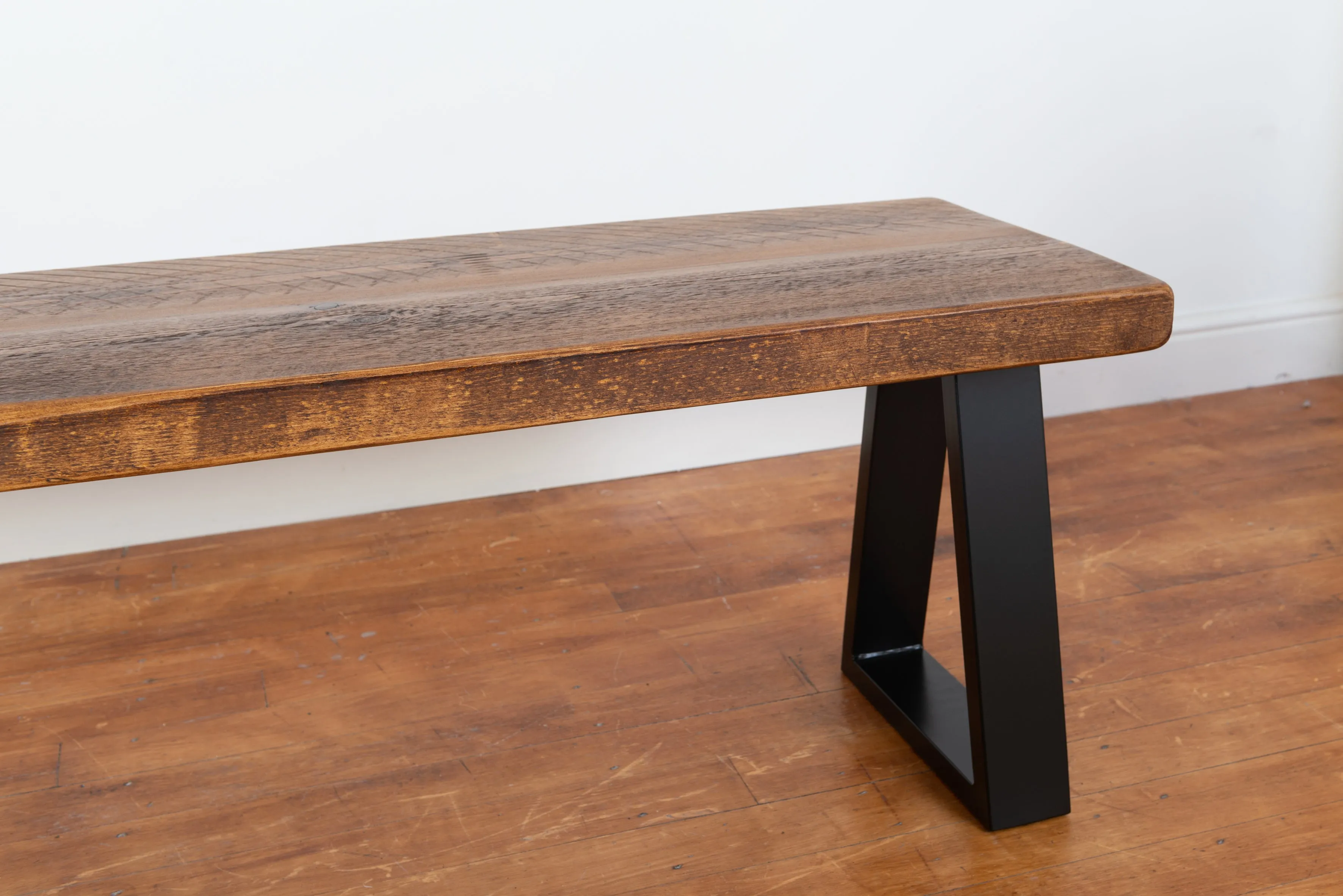 Glenridding Industrial Bench - Trapezoid Leg