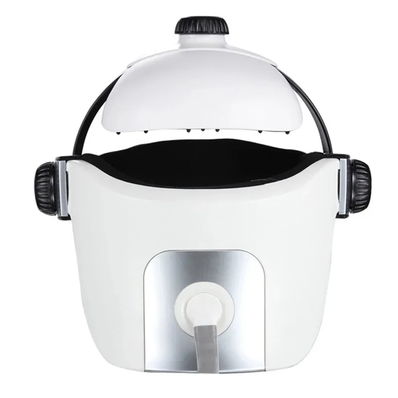 Head Massager Eye Massager 2 in 1 Relieve Stress Promote Sleep Music Massage Helmet Automatic Infrared Pressure Head Massager