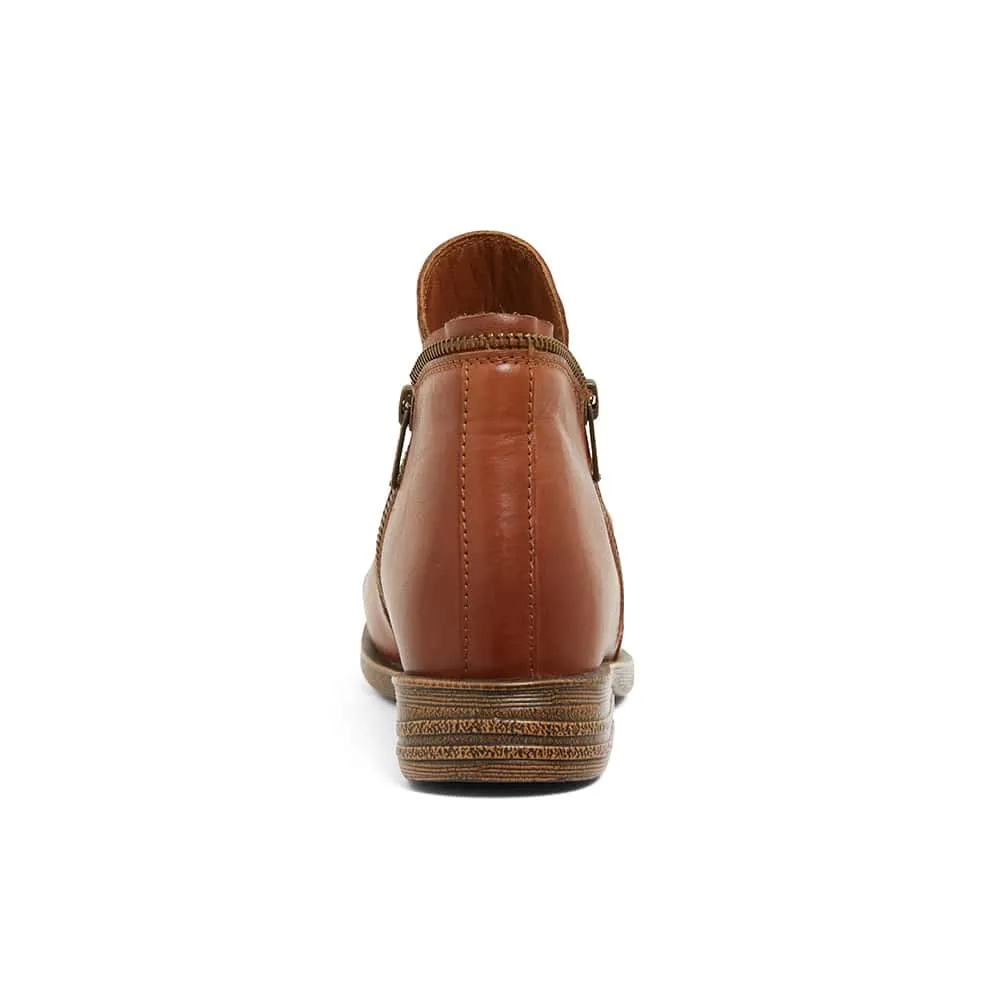 Hotham Boot in Tan Leather