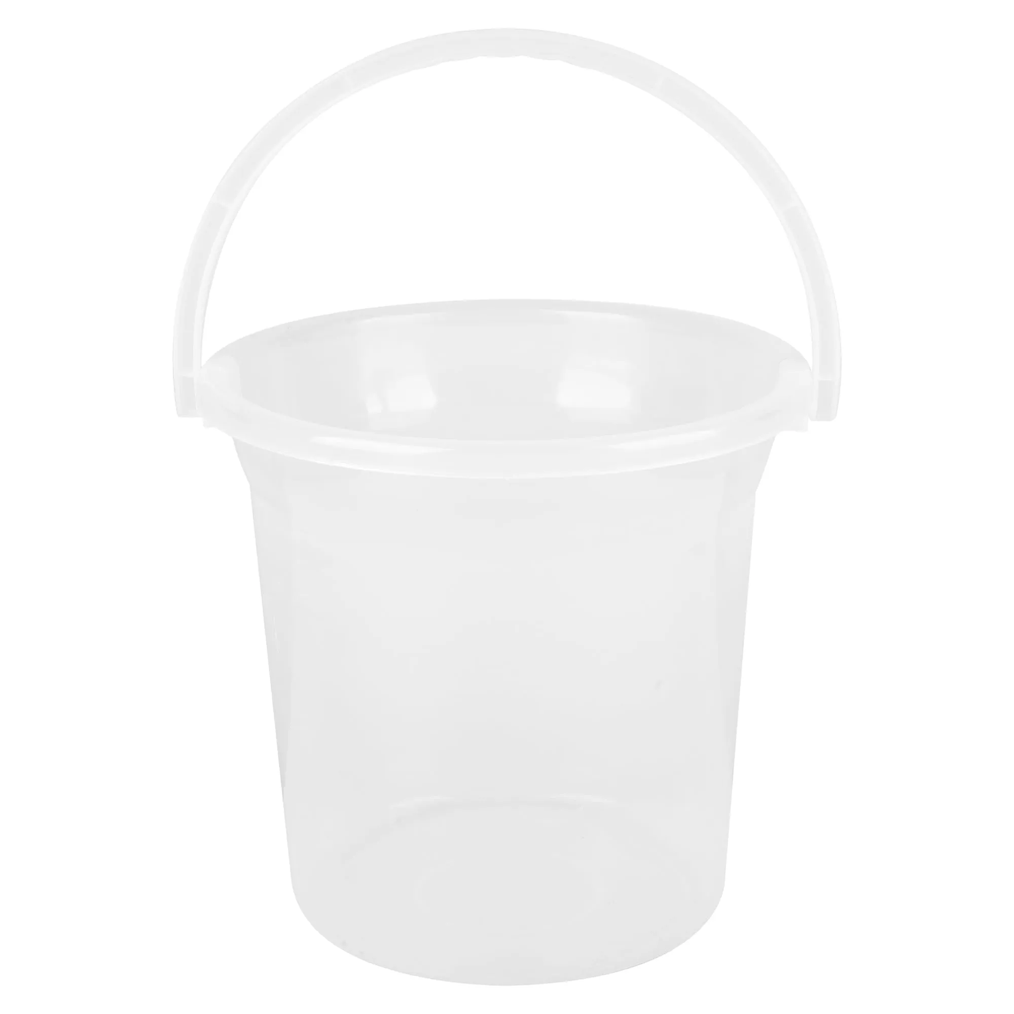 Kuber Industries Bucket | Plastic Bucket for Bathroom | Strong Bathroom Bucket | Bucket for Bathing | Water Storage Bucket | Bathroom Bucket | Plain Bucket | 18 LTR | Transparent