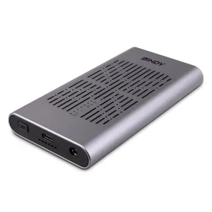 Lindy - Storage Enclosure - Clone Function - M.2 Nvme Card / Pcie (Nvme) - Usb 3.2 (Gen 2X2)