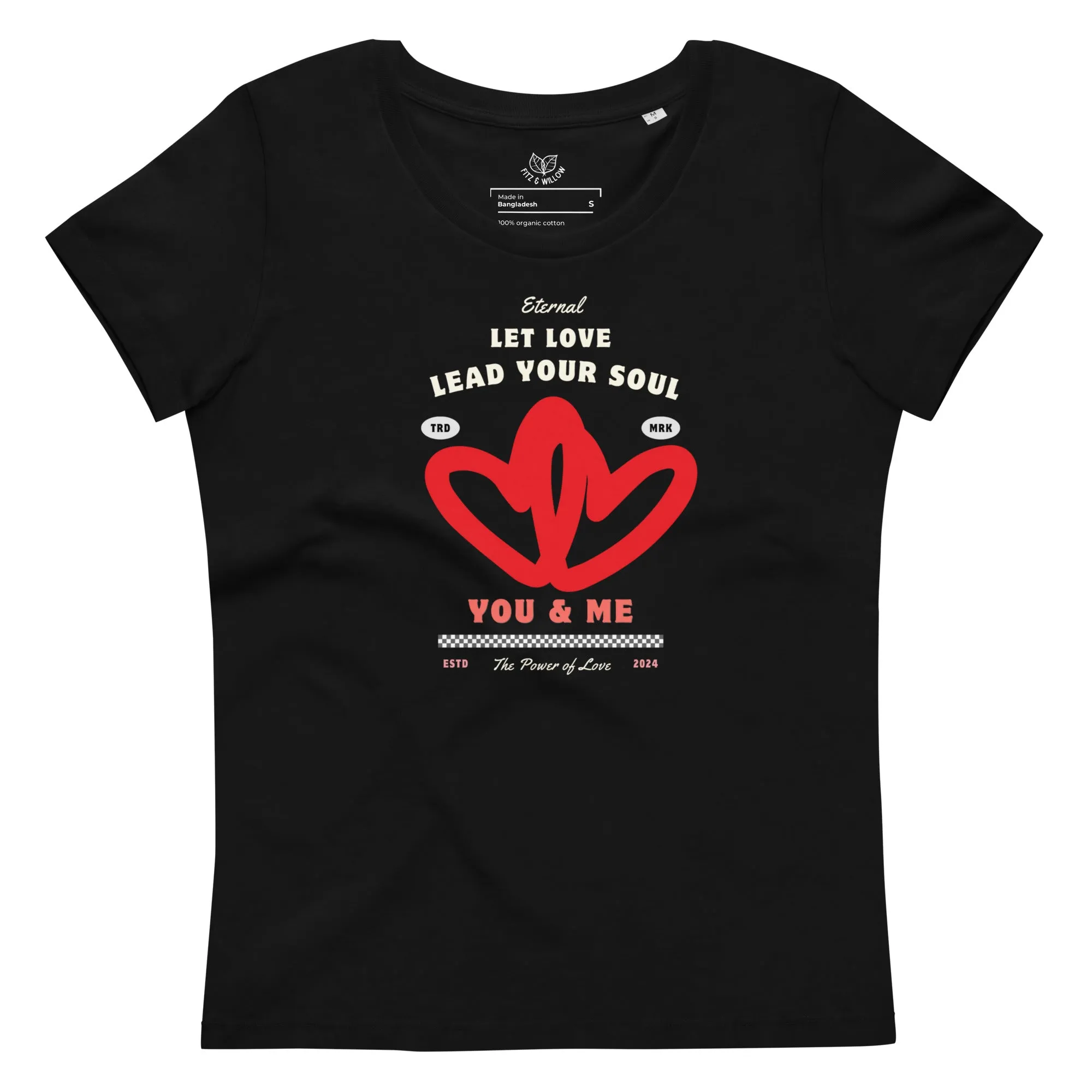 Loving you, Women's fitted eco tee