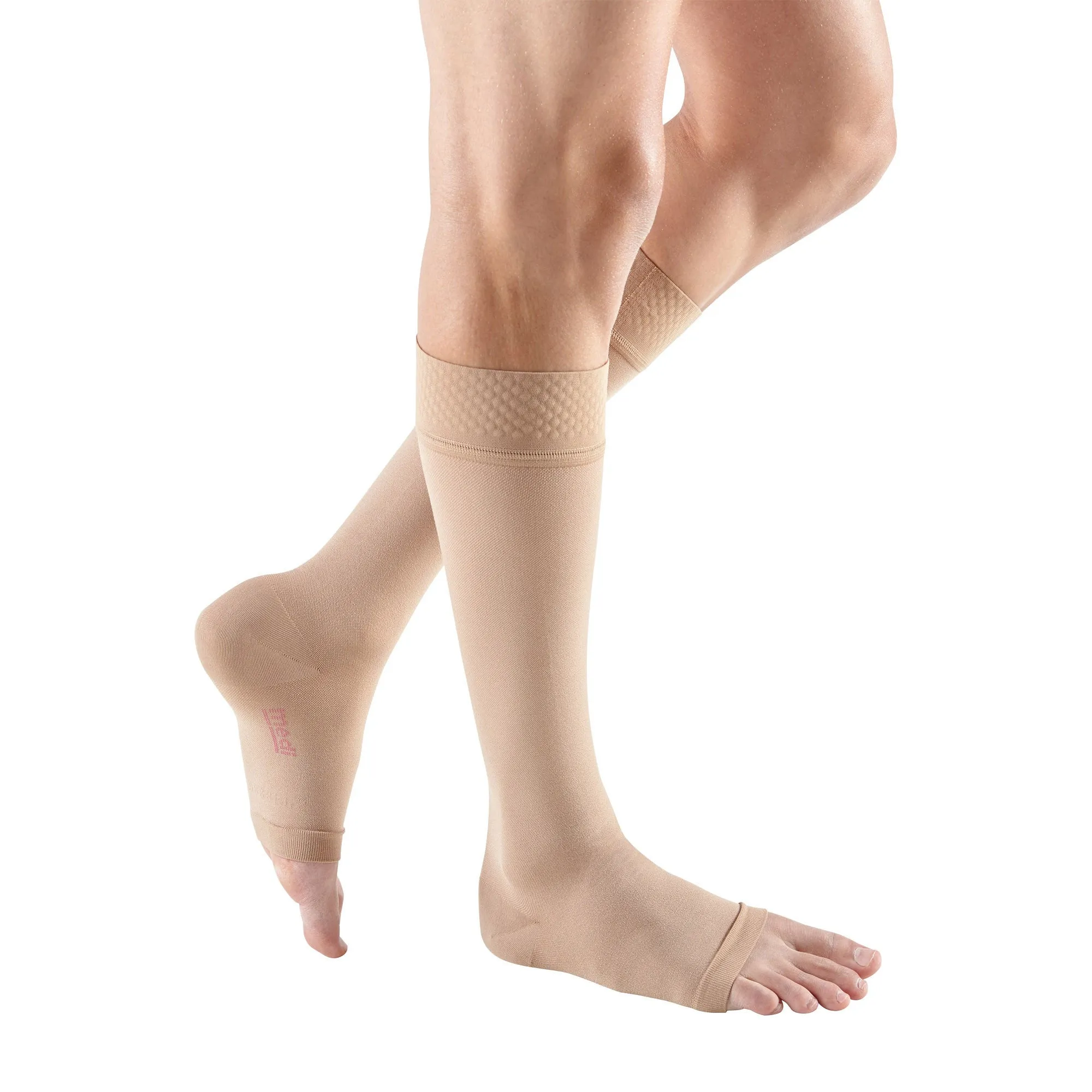 Medi Forte Open Toe Knee Highs w/Dot Band 30-40 mmHg (Wide)