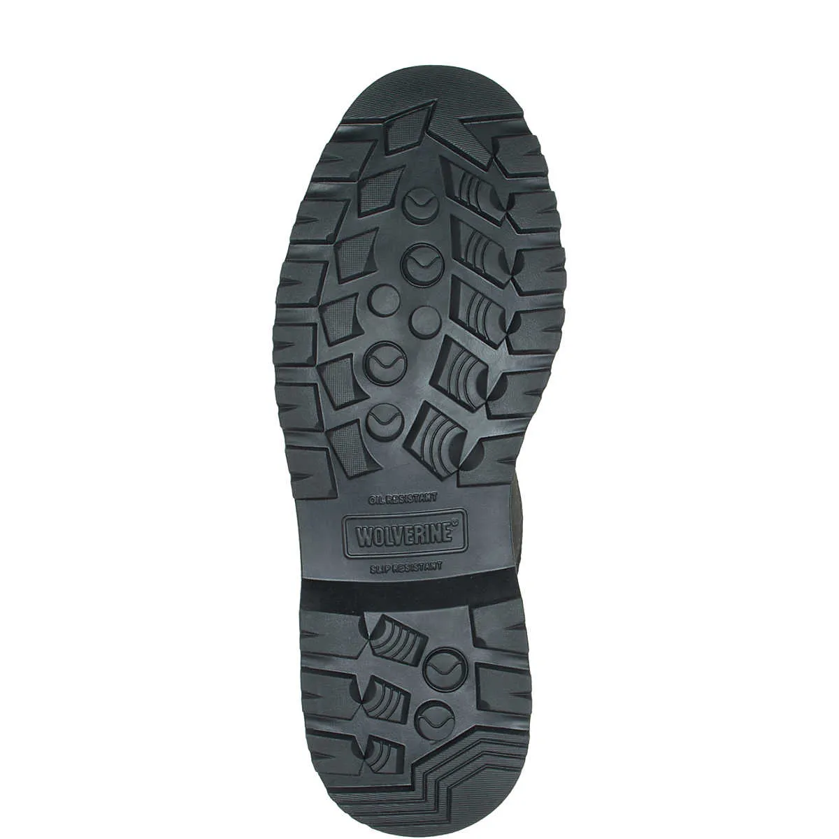 MEN'S WOLVERINE BLACK FLOORHAND WATERPROOF 6" WORK BOOT