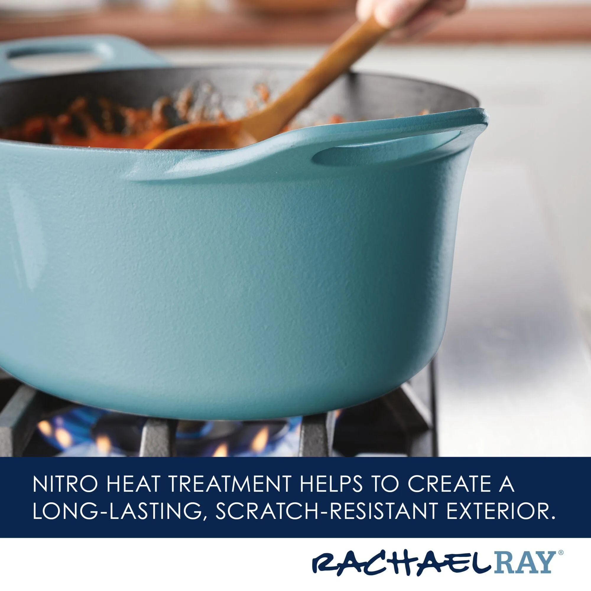 NITRO 6.5-Quart Cast Iron Dutch Oven