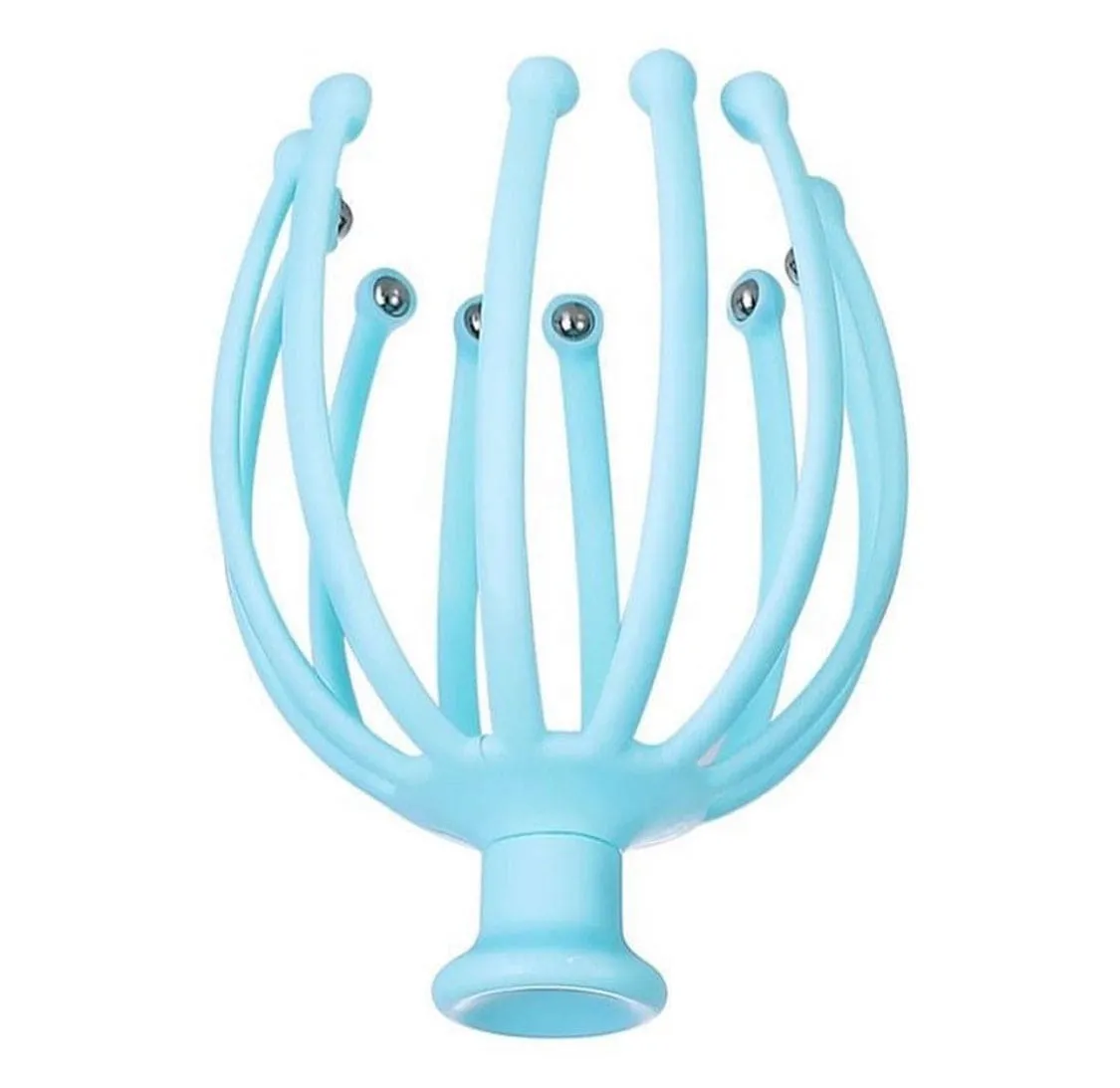 Octopus Hand Held Massager, Head Massager With 8 Roller Balls, Head Scratcher Scalp Massager For Deep Relaxation