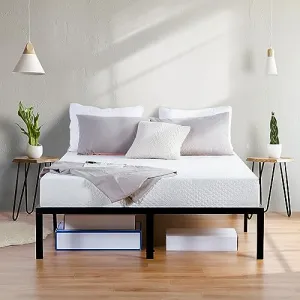 Olee Sleep 9 Inch I-Gel Multi Layered Memory Foam Mattress, Full, White