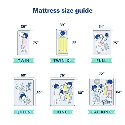 Olee Sleep 9 Inch I-Gel Multi Layered Memory Foam Mattress, Full, White